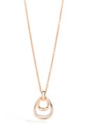 FANTINA pendant in rose gold and diamonds by Pomellato
