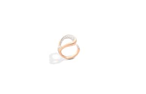 FANTINA ring in rose gold and diamonds by Pomellato