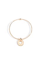 Iconica choker with pendant in rose gold by Pomellato